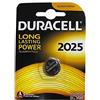 Confezione 1 Batteria Pila Duracell CR2025 DL2025 Bottone Litio 3V hsb