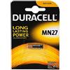 Confezione 1 Pila Batteria Duracell MN27 12v Alcalina A27 Telecomandi hsb