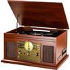 MERSOCO ⭐ Giradischi Vinile Bluetooth con altoparlanti stereo AM FM CD CONVERTITORE MP3