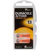 Duracell 60 batterie apparecchi acustici DURACELL ACTIVAIR mod 13 arancio PR48 1 scatola
