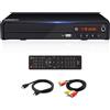 WISCENT Lettore DVD compatto multi regione MP3 Mpeg4 USB HDMI AV CD per uso domestico