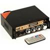 Amplificatore Bluetooth Usb Sd Mp3 Radio Fm 220v Dc 12v Digital Wg-828bt Linq