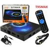 Box Tv Digitale Hd Android 10.0 Linq T95max Ridotte Dimensioni Full Hd Wifi Usb