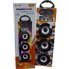 Linq Kbq-608 Cassa Altoparlante Portatile Bluetooth Radio Usb Led Multicolor
