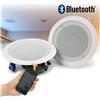 Coppia Casse Altoparlante Audio Bluetooth Soffitto Incasso Casa 20w P8055