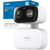 Tapo C216 2K 3MP Telecamera Wi Fi Esterno 360° Visuale IP65 Visione Notturna a Colori