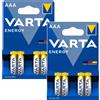 VARTA Energy Batterie LR03 AAA 1,5V (4 pezzi)