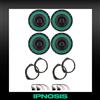 IPNOSIS Kit 4 casse IPNOSIS da 16,5 cm per Alfa Romeo Giulietta + 2 Supp Ant+2Post +4Con