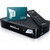 Digiquest Classic Q10 Decoder satellitare HD tivùsat Mediaplayer 12V Smartcard