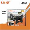 Staffa Porta Tv Universale Lcd Monitor Regolabile Parete L0332 10"-42" linq