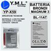 Batteria Li-Ion Compatibile Brondi Magnum 3 Bl-11at 1200mah mar