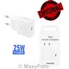 SAMSUNG CARICABATTERIE ORIGINALE USB-C 25W EP-TA2510NWE SUPERFAST CHARGE 79397AA