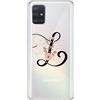 CUSTODIA COVER TRASPARENTE MORBIDA TPU PER SAMSUNG GALAXY M51 LETTERE ALFABETO