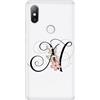 Mixroom CUSTODIA COVER TRASPARENTE MORBIDA TPU PER XIAOMI REDMI NOTE 8T LETTERE ALFABETO