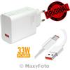XIAOMI CARICABATTERIE ORIGINAL CASA MDY-16-EF 33W PIU CAVO USB-C WHITE 795BE5A