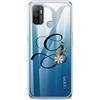 Custodia Cover per TCL 20Y in TPU silicone morbido e trasparente Iniziale Nome
