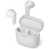 PHILPS Philips TAT2139 Cuffie Auricolari TWS Bluetooth 5.3 Bassi Dinamici IPX4 Bianco