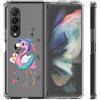 Mixroom Custodia Cover per Samsung Galaxy Z Fold 3 5G in TPU Trasparente fantasia U9