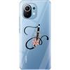Mixroom Custodia Cover per Motorola Edge 60/60 Fusion TPU morbida trasparente LETTERE