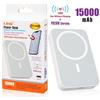 Powerbank Magnetico Con Ricarica Wireless 15000mah TT13809 linq