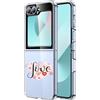 Mixroom Custodia Cover per Samsung Galaxy Z Flip 5 / 6 in TPU Trasparente fantasia U9