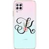 Mixroom CUSTODIA COVER IN TPU MORBIDA PER SAMSUNG GALAXY A12 LETTERE ALFABETO