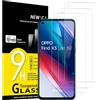 3 Pezzi, Vetro Temperato per Oppo Find X3 Lite, Pellicola Prottetiva anti Graffi