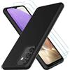 Does not apply Cover per Samsung Galaxy A32 4G Con 3 Pezzi Pellicola Vetro Temperato, Custodia