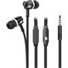 BLUE STAR AURICOLARE STEREO CON MICROFONO ORIGINALE CUFFIE JM-26 BLACK 78BA74A