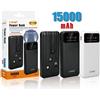 Powerbank Batteria Esterna A Ricarica Super Veloce 15000mah Linq TT13806