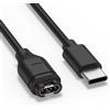 Does not apply USB-C Caricatore per Garmin Forerunner 45 45S 55 245 745 935 945, Veloce Cavo Di