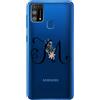 Mixroom CUSTODIA COVER TRASPARENTE TPU MORBIDA PER SAMSUNG GALAXY M31 LETTERE ALFABETO