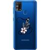 Mixroom CUSTODIA COVER TRASPARENTE TPU MORBIDA PER SAMSUNG GALAXY M31 LETTERE ALFABETO
