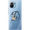 Mixroom Custodia Cover per HONOR 200 Smart 5G TPU morbida trasparente LETTERE ALFABETO