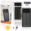 Powerbank Batteria Esterna Portatile Con Ricarica Solare 15000mah linq Pd15200