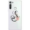 Mixroom Custodia Cover Per Motorola Moto Edge S30 In TPU Morbida LETTERE ALFABETO