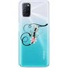 Mixroom CUSTODIA COVER TRASPARENTE TPU MORBIDA Per Oppo A74 5G LETTERE ALFABETO