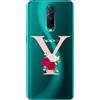 MIXROOM CUSTODIA COVER MORBIDA IN TPU PER OPPO RX17 PRO LETTERE CON FIORI