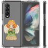 Mixroom Custodia Cover per Samsung Galaxy Z Fold 3 5G in TPU Trasparente fantasia U