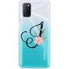 Mixroom Custodia Cover per Motorola Moto E32 in TPU morbida e trasparente lettere