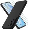 Does not apply Cover per Honor 90 Lite Con 3 Pezzi Pellicola Vetro Temperato, Custodia in Morbi
