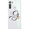 Mixroom Custodia Cover Per Motorola Moto Edge S30 In TPU Morbida LETTERE ALFABETO