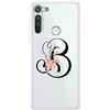 Mixroom Custodia Cover Per Motorola Moto Edge S30 In TPU Morbida LETTERE ALFABETO
