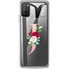 MIXROOM CUSTODIA COVER TRASPARENTE IN TPU PER Oppo Reno 12 / 12 PRO 5G LETTERE FIORI