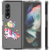 Mixroom Custodia Cover per Samsung Galaxy Z Fold 7 in TPU Trasparente fantasia U9