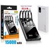Powerbank A Ricarica Super Veloce 15000mah 22.5W Linq TT13805