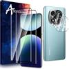 Does not apply 2+2 Pezzi Vetro Temperato per Xiaomi Redmi Note 14 Pro plus 5G + Fotocamera Pell