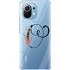 Mixroom Custodia Cover per Motorola Edge 60/60 Fusion TPU morbida trasparente LETTERE