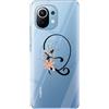 Mixroom Custodia Cover per Motorola Edge 60/60 Fusion TPU morbida trasparente LETTERE