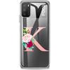 MIXROOM CUSTODIA COVER TRASPARENTE IN TPU PER Oppo Reno 12 / 12 PRO 5G LETTERE FIORI